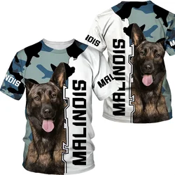 Mens Animal Dog T-shirts 3d Print Short Sleeve Funny Rottweiler T-shirts Summer Mens Oversized Casual Tee Tops Streetwear