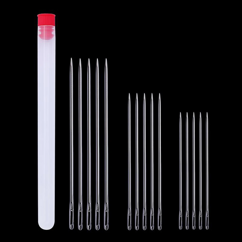 15Pcs Large Eye Stitching Hand Sewing Quilting Darning Embroidery