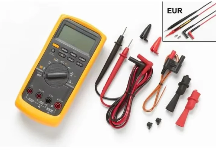 True RMS Industrial Digital Multimeter 1000V CAT III IV Temperature Capacitance  VFD Motor Drive