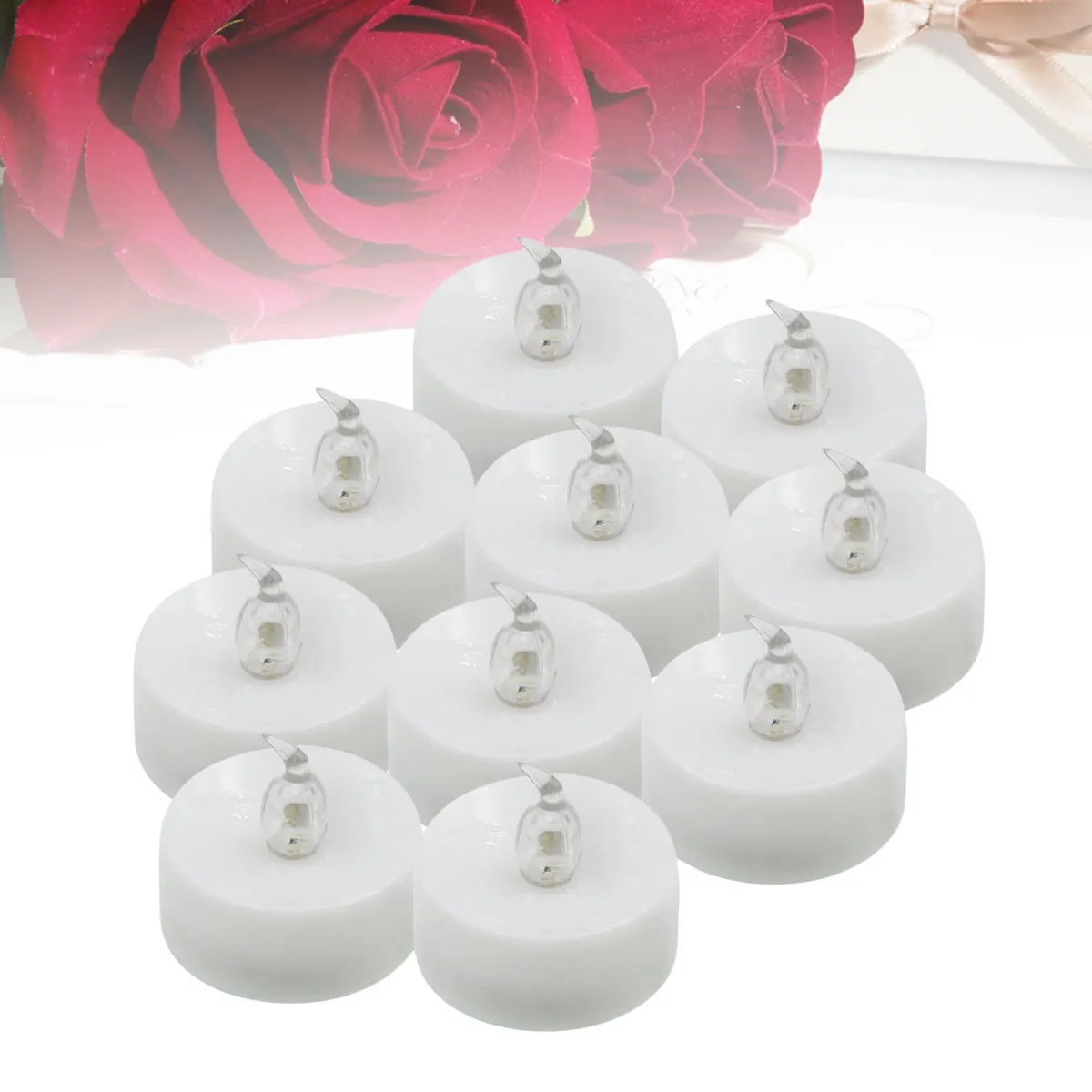 36Pcs Electronic Lights LED Flameless Tea Lights for Party Home Decor Long Life Waterproof Energy Saving Effect