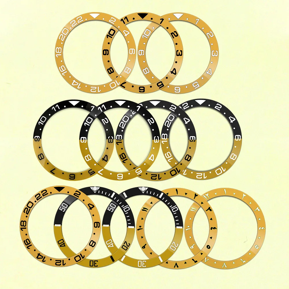 

38x30.6mm Sub Ceramic Bezel Insert Fit For 40mm SUB NH35 NH36 Watch Case SKX007 SRPD Case Bezel Insert Ring