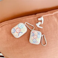 Cartoon Smiley Face For Apple AirPods 1 2 Pro Bluetooth Headphone Cover 3rd Generation Silicone Soft Cover Protective Case