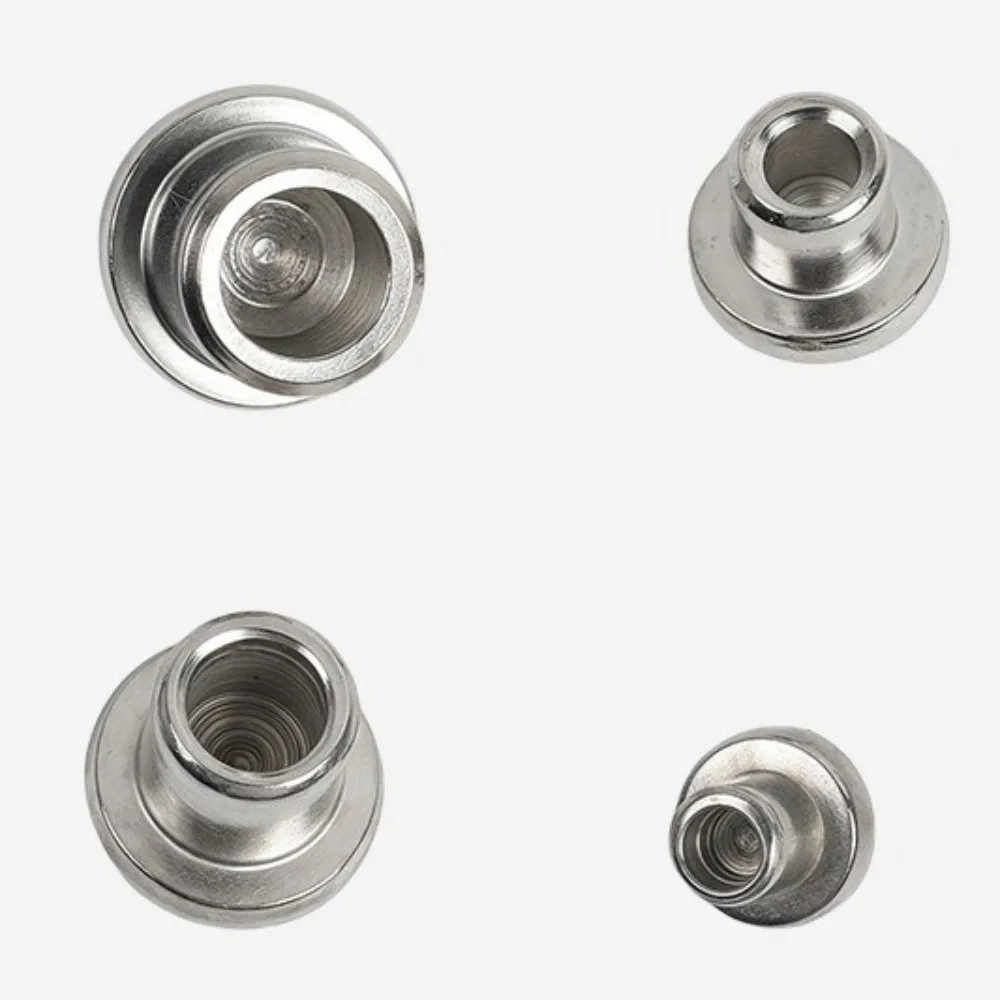 Precision Metal Dowel Center Set Conical Design Silver/Black Center Point Pin Set Round Pin Tenon Center Set DIY Projects