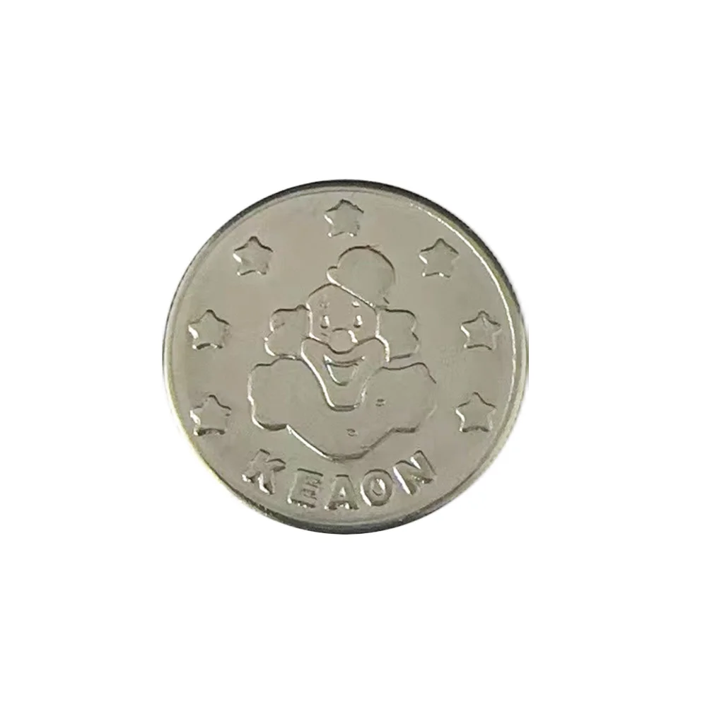 

2000pcs 24.2*1.85mm Stainless Steel Arcade Game Coin Clown Tokens