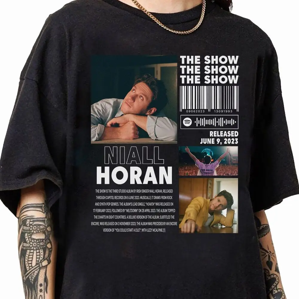 

Niall Horan Merch Shirt The Show Album 90s Tee The Show Tour 2024 Boot