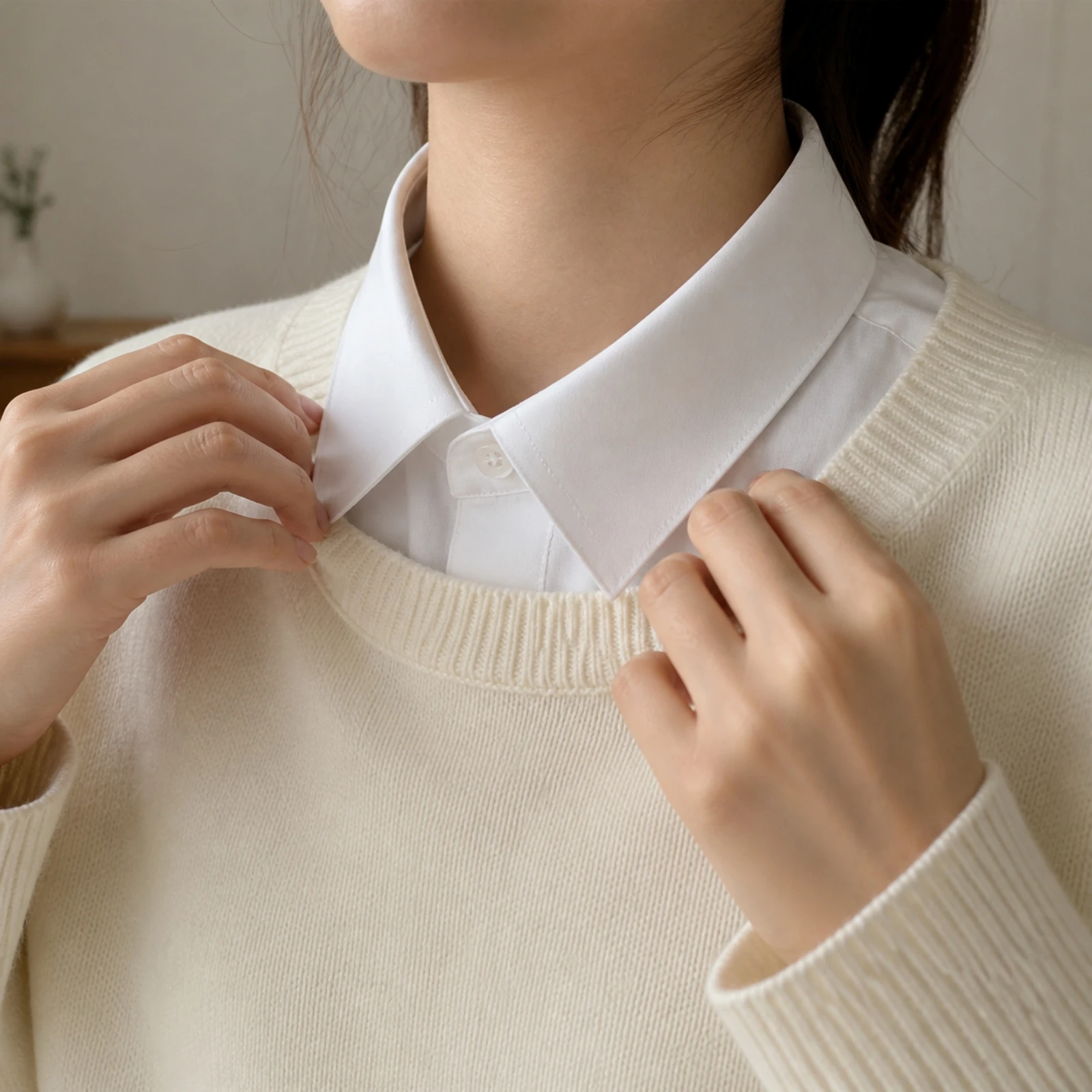 False Shirt Collar Polished Po - Shirts review and price