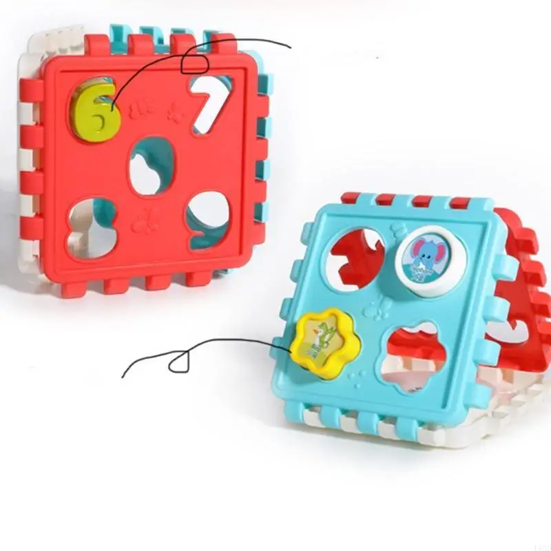 

F62D 1Pc Sensory Toy Crawling for Intelligence Development Plastic Block