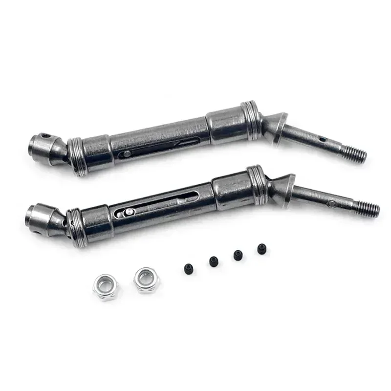 Ensemble d'arbre de transmission avant et arrière en acier CVD, pièces robustes pour Trxs 1/10 Slash 4x4 Stampede VXL 2WD 6851R 6851X 6852R 6852X
