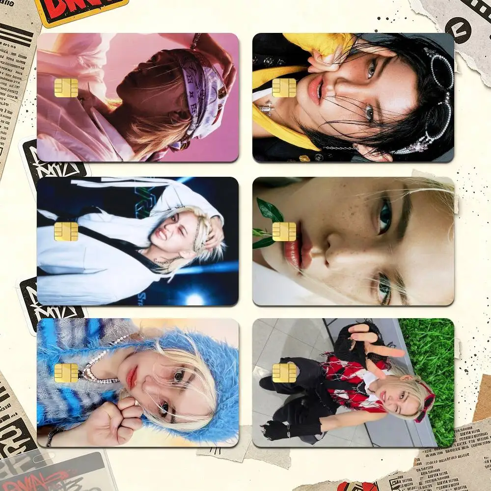 F-Felix Lee SSKZ  Credit Card HD Stickers Premium matte film effectively prevents fingerprints and daily abrasion.