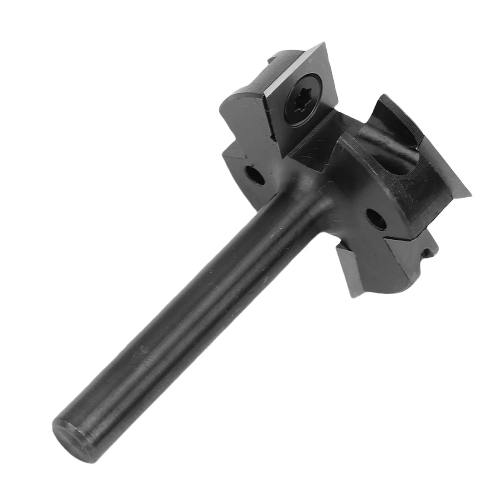 スラブ平坦化ルータービット 5/16インチ丸シャンク 1-1/2インチ切断径 4枚刃 CNCスポイルボードサーフェシングビット 木工用