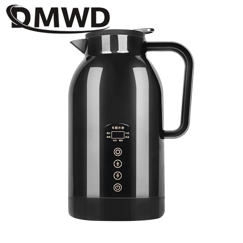 

12V/24V Car Use Electric Kettle Travel Truck Temperature Control Hot Water Heating Boiler Coffee Milk Cup Heater Boiling Bottle