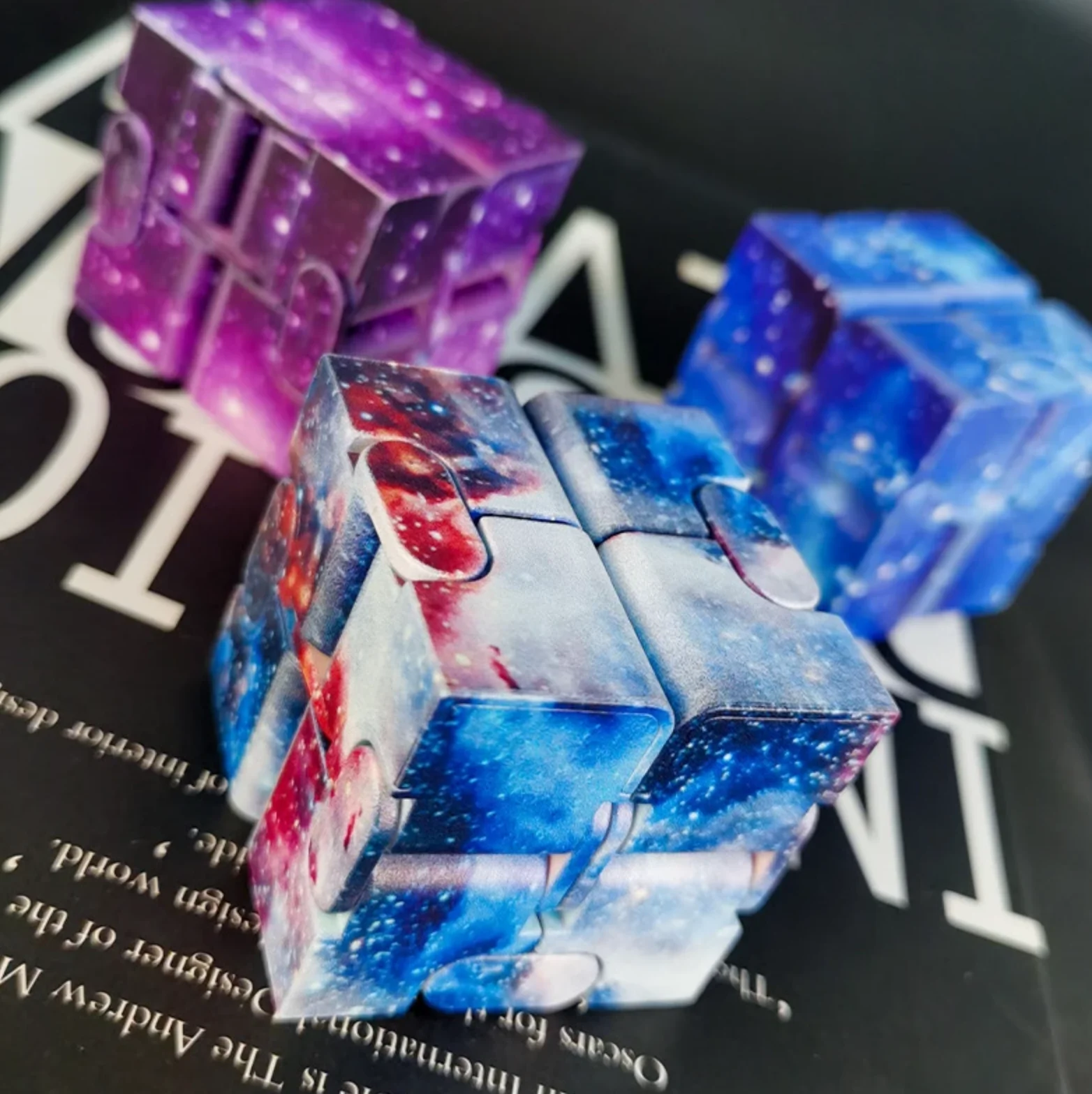 

Infinity Magic Cube Starry Sky Square Puzzle Toy Four Corner Maze Toys Children Adult Decompression Relaxing Hand-Held Kids Gift