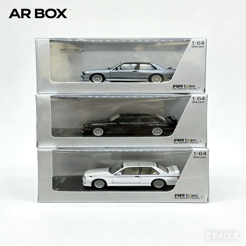 

AR BOX 1: Масштабная модель автомобиля BMW M3 E30 из литого сплава 1:64, подарок для мальчиков на праздник, коллекционный предмет для взрослых, предмет декора.