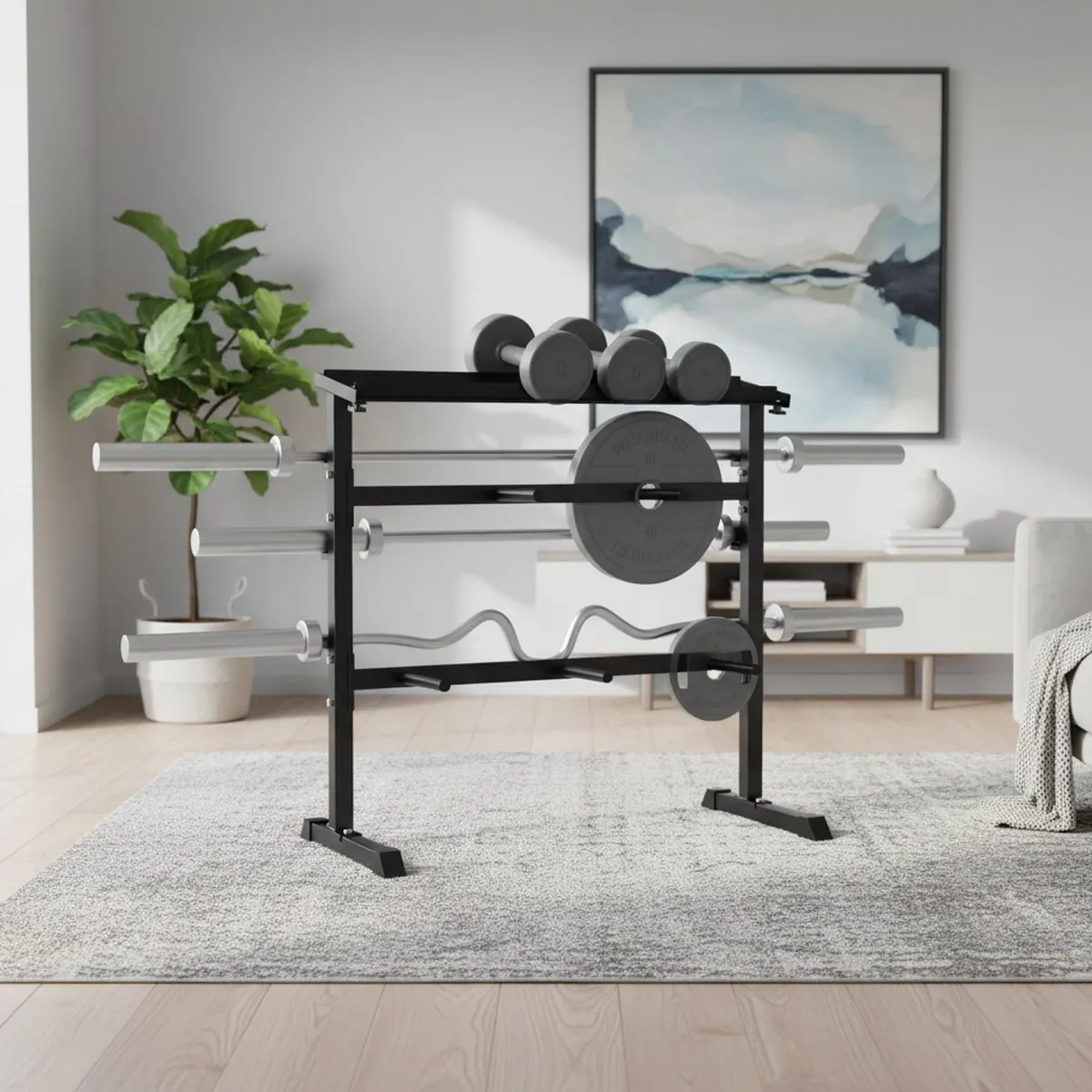 Adjustable Adjustable 3 Tier Dumbbell Rack Home Gym Weight Storage 1000lbs Capacity Barbell Kettlebell Plates - Aliexpress Deal