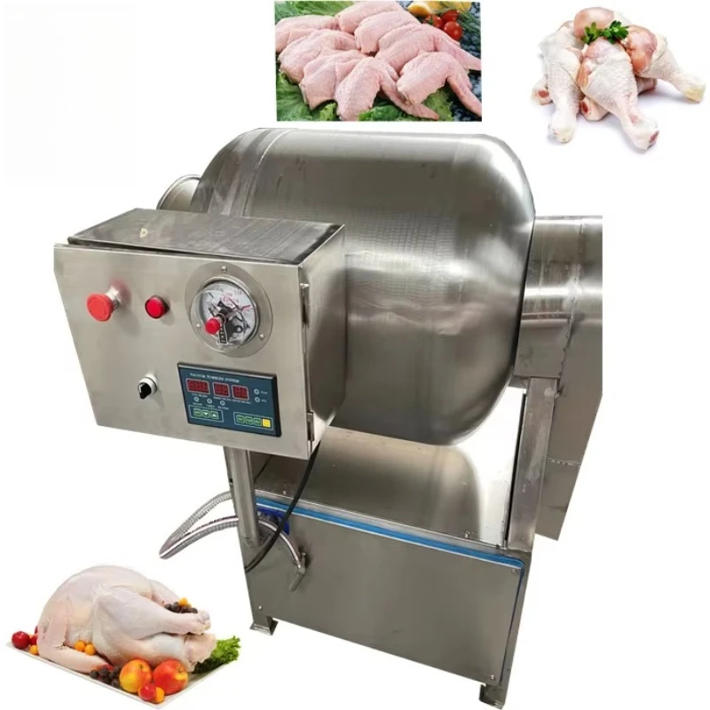 

Meat Marinating Salting Tumbler 300L Stainless Steel Electric Vacuum Top Design Mixer Machine Customized