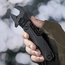 Mini Multi Functional Wrench Outdoor Screwdriver Folding Knife Saw EDC Combination Household Hand Tools