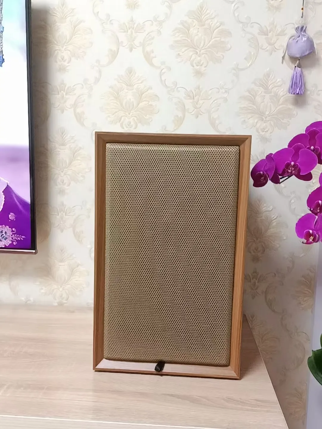 E8Q Wooden Shell 8in Full Range Passive Speaker Cabinet DIY Empty Box For Home HiFi Sound Build