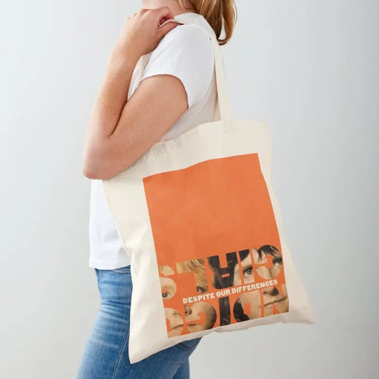 

Despite our differences Tote Bag Canvas reusable shopping bags Lady bag shopper bags