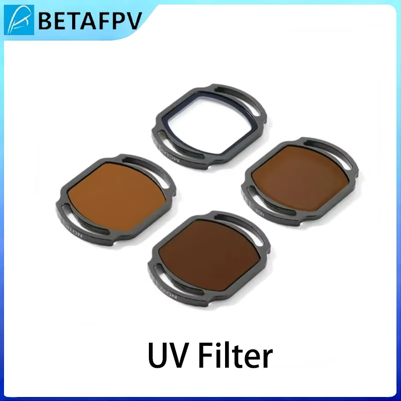 

Набор УФ-фильтров BETAFPV для камеры DJI O4 pro, комплект из 4 предметов ND8/ND16/ND32 NDFilter для FPV-дрона, видеосъемки