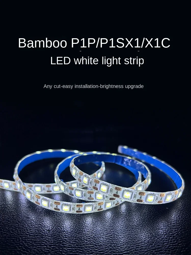 3D printing TZ bambu X1/P1P printer LED lighting with cold white light high brightness 5V