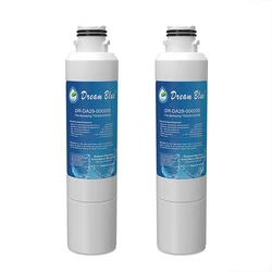 2pcs Refrigerator Inline Water Filter Purifier Replacement for Samsung DA-97-08006A-B 2 packs