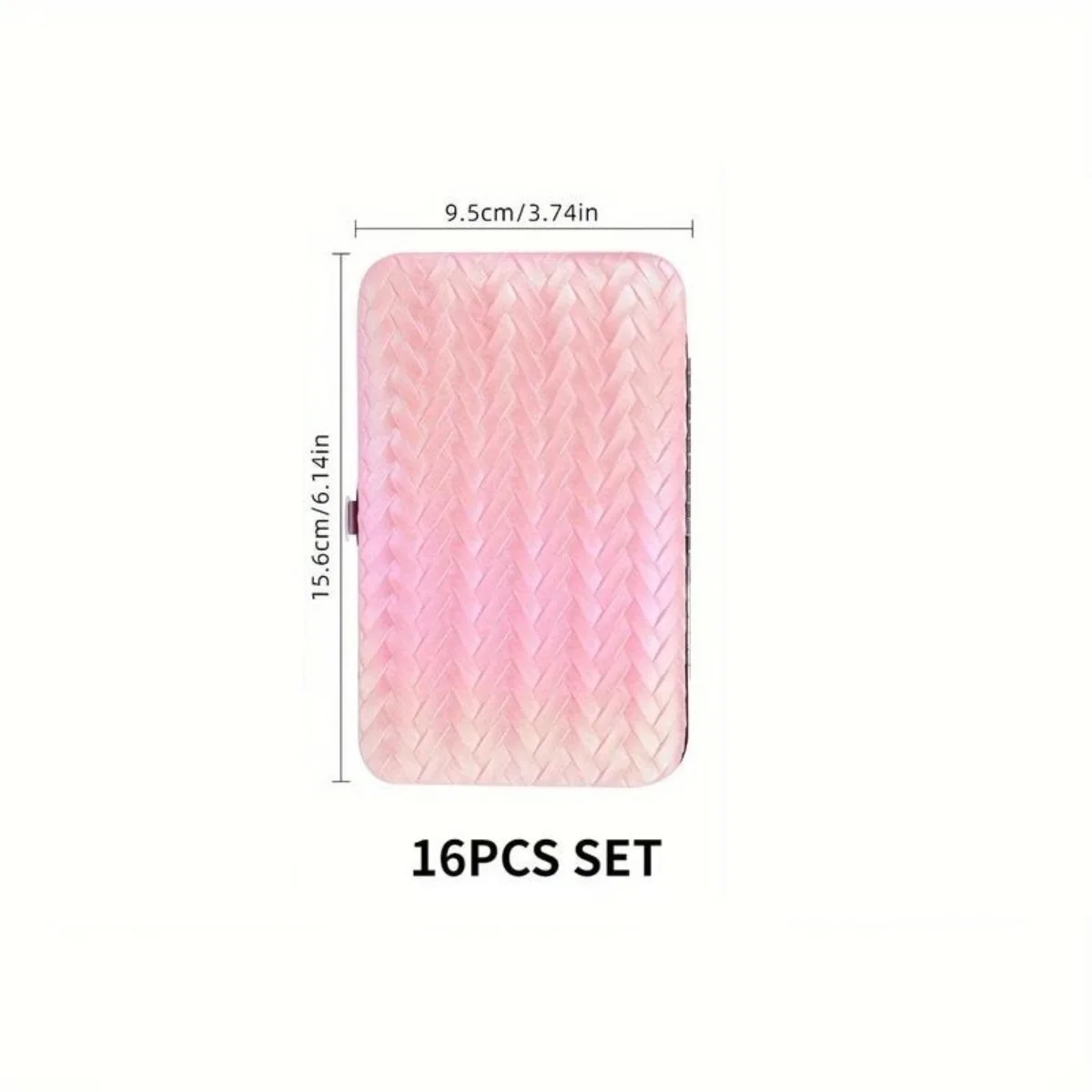 16pcs Manicure Set With Storage Case, Portable Multi-functional Nail Clipper Kit Pedicure Care Tool, Nail Kit For Women & Men