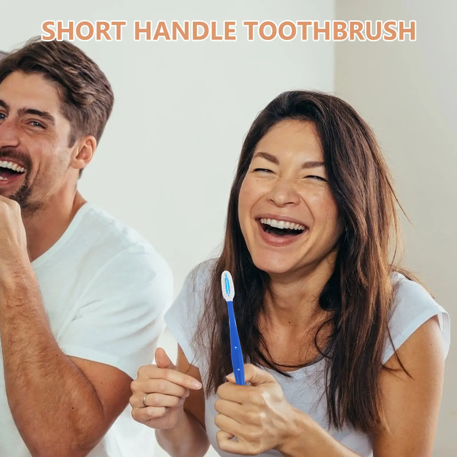 

10Pcs Mini Handle Anti-Selfharm Toothbrush Soft Bristle Short Travel Prison Institutional Detention Teeth Cleaning