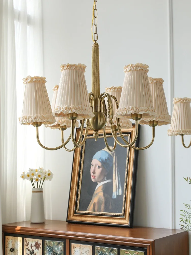 

Винтажная французская, средневековая пшеничная кисточка, подвеска для гостиной, американская столовая, декоративная ткань для спальни