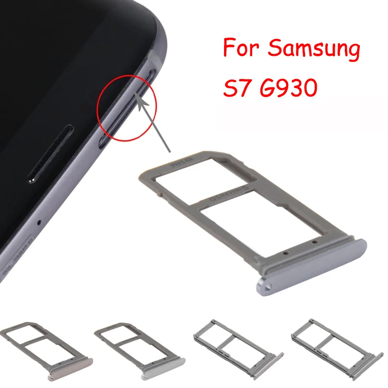 WAMY New SIM Card Tray Holder And Micro SD Card Adapter Socket For Samsung Galaxy S7 G930 G930F G930FD G930A G930P