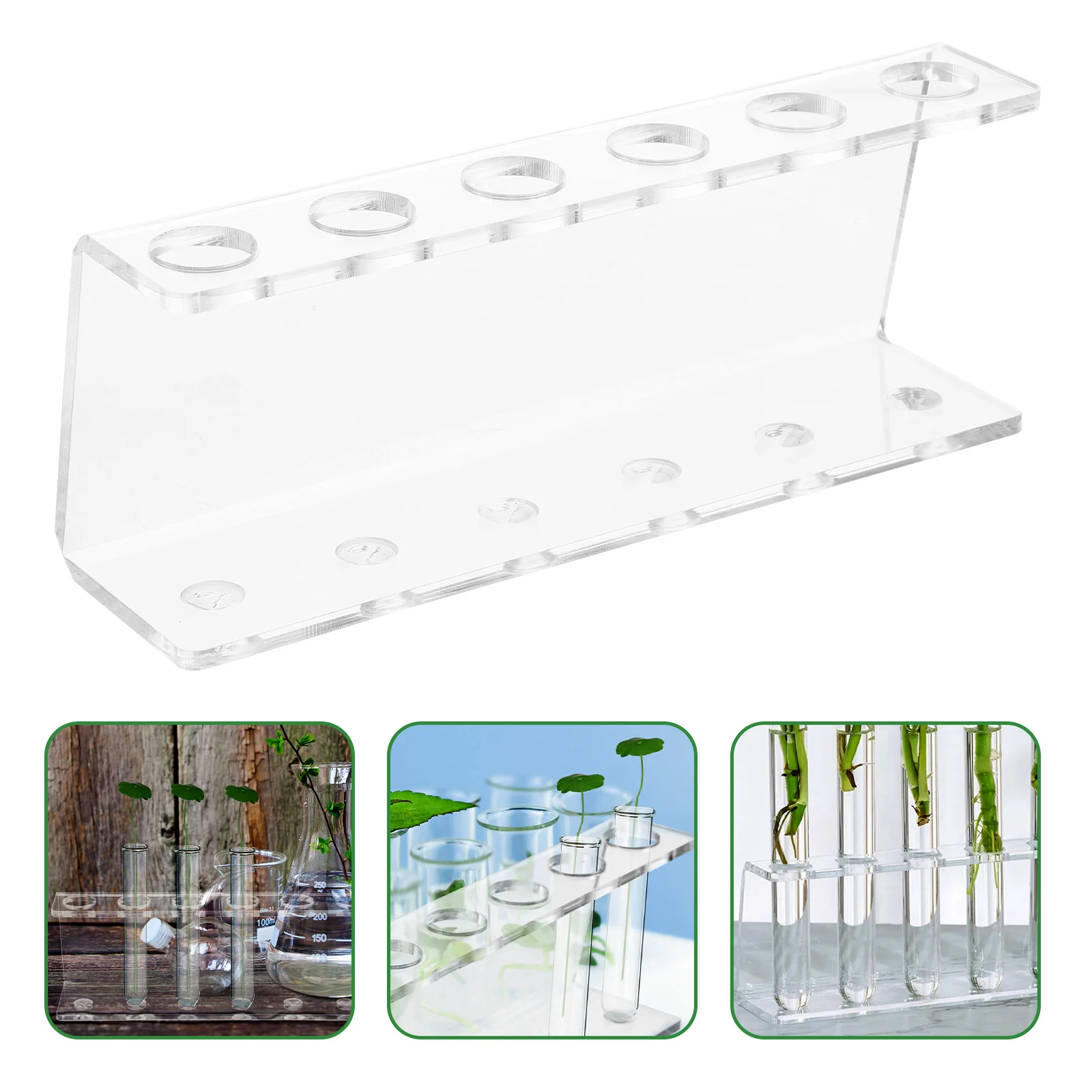 

Acrylic Display Stand Transparent Storage Rack Test Tube Holder Pool Cue Bracket