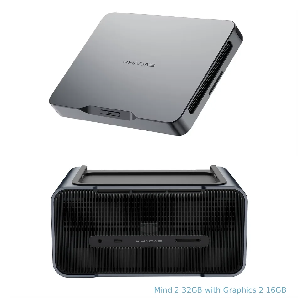 Khadas Graphics 2, New NV RTX 5060 Ti GDDR7 16GB eGPU, 128GT/s