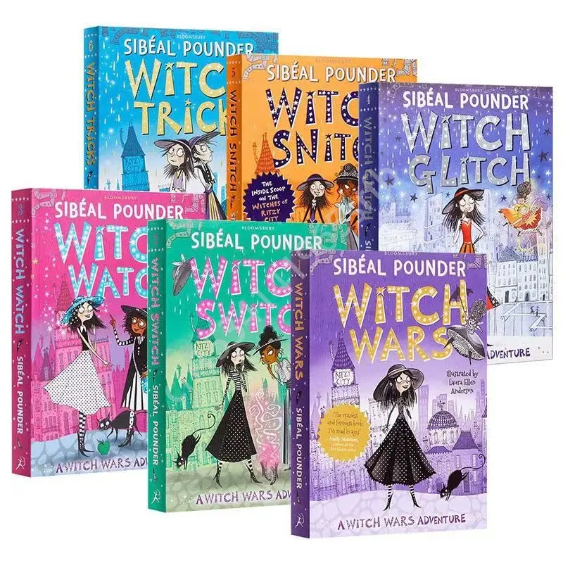 6 Volumes Witch War Series 1-6 Set Elementary Chapter Books for Kids In English Ages 8-12 Years Old Children