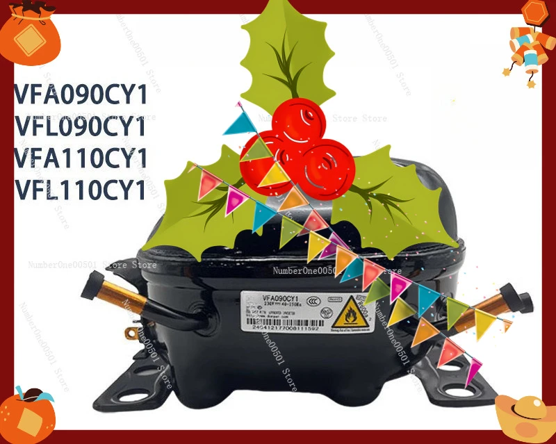 

New Original Inverter Compressor VFA090CY1 VFL090CY1 VFL110CY1 Refrigerator Freezer Cooling Parts R600a