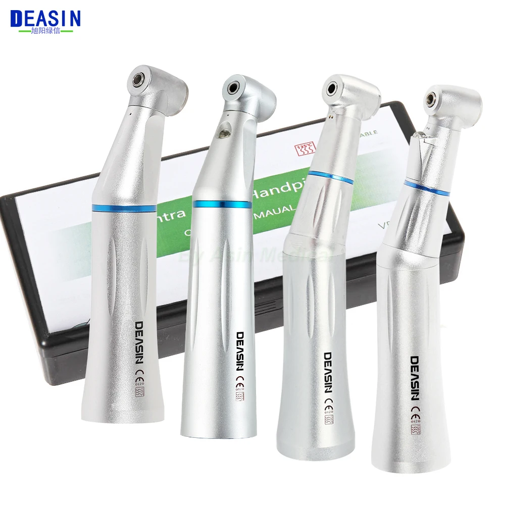 

Dental 1:1 Low Speed Contra Angle Handpiece LED E-generator/NO LED Push Button Type Inner water spray for 2.35 burs