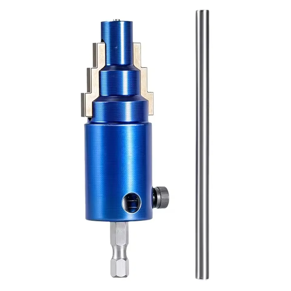 3-in-1 Rohr- und Ventilauszieher, einstellbar, für 1/2", 3/4", 1" Rohre, entfernt gebrochene Rohre, hergestellt aus robustem 40crv-Stahl. – Detail 7