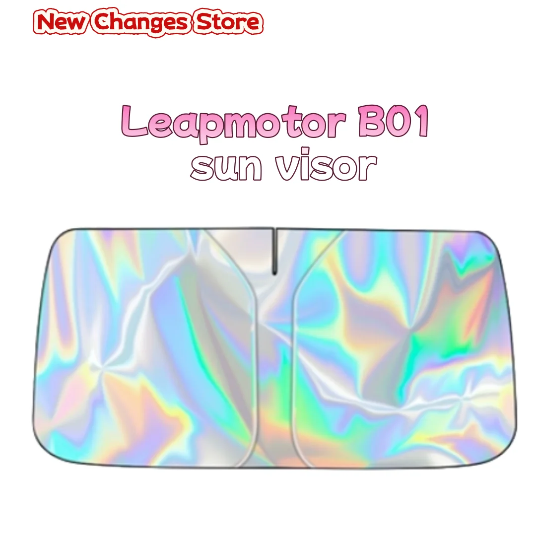 

For Leapmotor B01 2025 Car Windshield Sunshade Cover Anti UV Protection Auto Parts Accessories