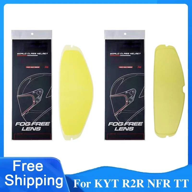 Motorcycle Helmet Visor Pinlock Film Anti Fog for KYT TT COURSE for KYT R2R NX NFR