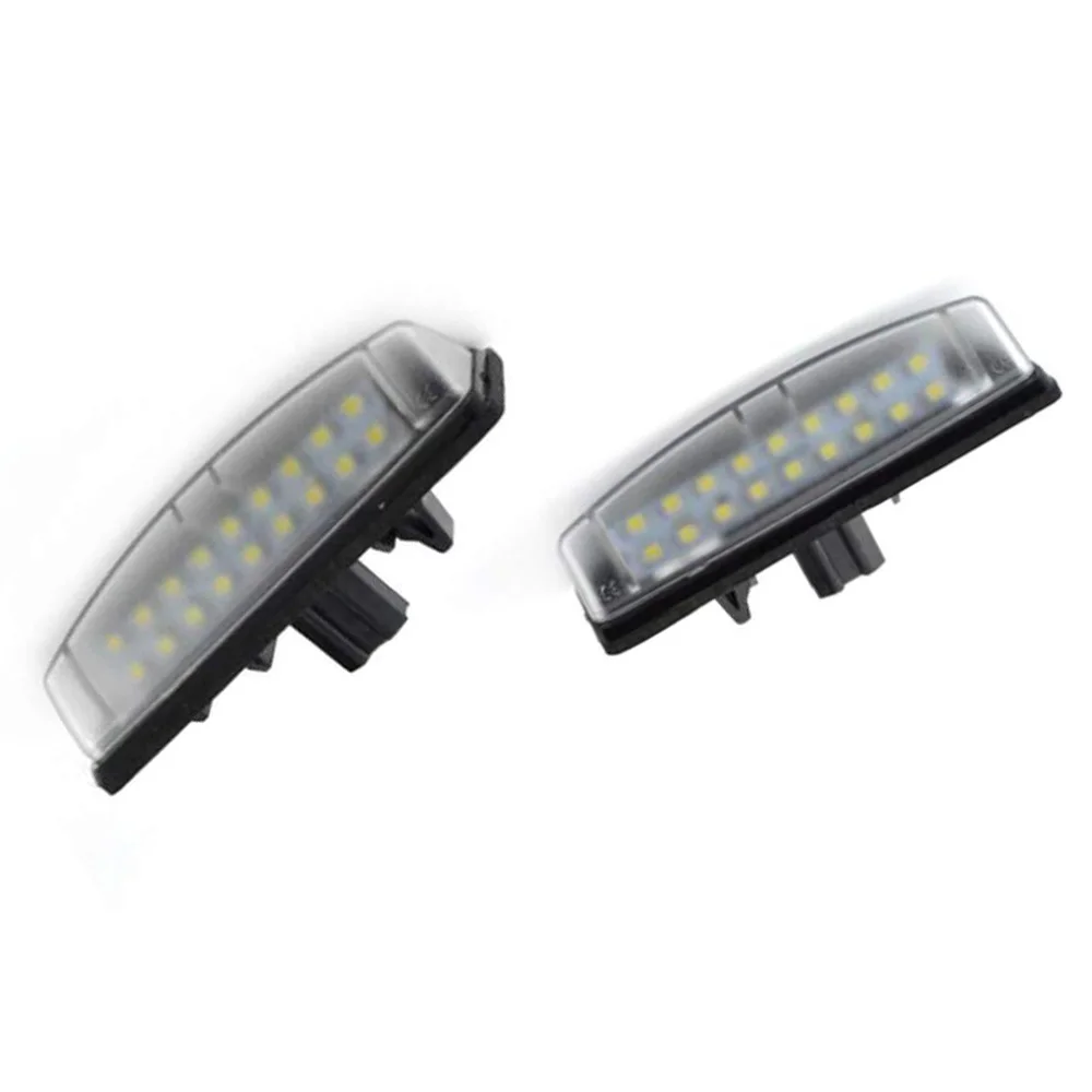 For Toyota Camry/AURION 07 Black 1.68W 0.14A 12V 6500K  License Plate Light view 6