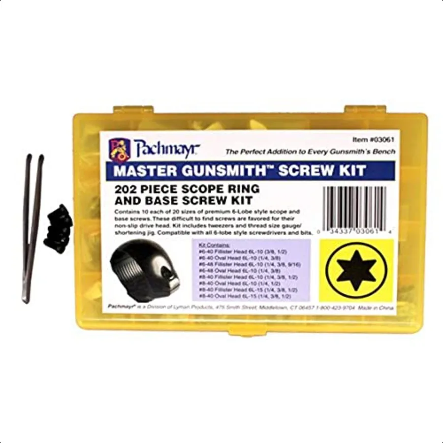 

Комплект колец Master Gunsmith TorxStyle и базового винта