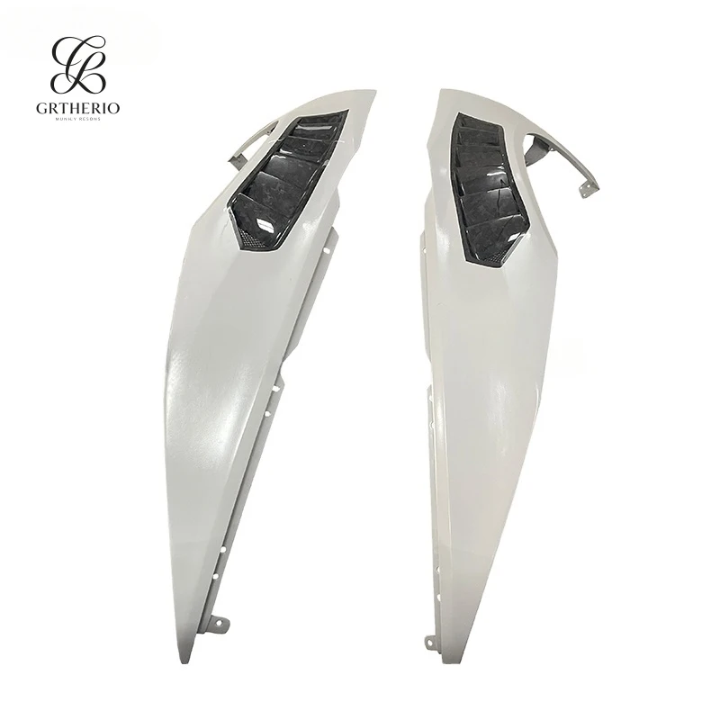 

Upgrade Vorstein Style Dry Partial Carbon Fiber Front Fender for Lambo Huracan LP610 LP580 2014-2018