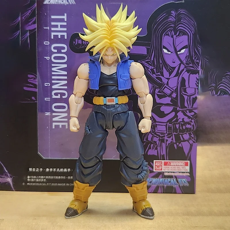 Figurine Demoniacal Fit Gogeta Dragon Ball Z SHF Hero valse Gogeta la danse suprême Super Saiyan troncs, jouet d'action, en Stock