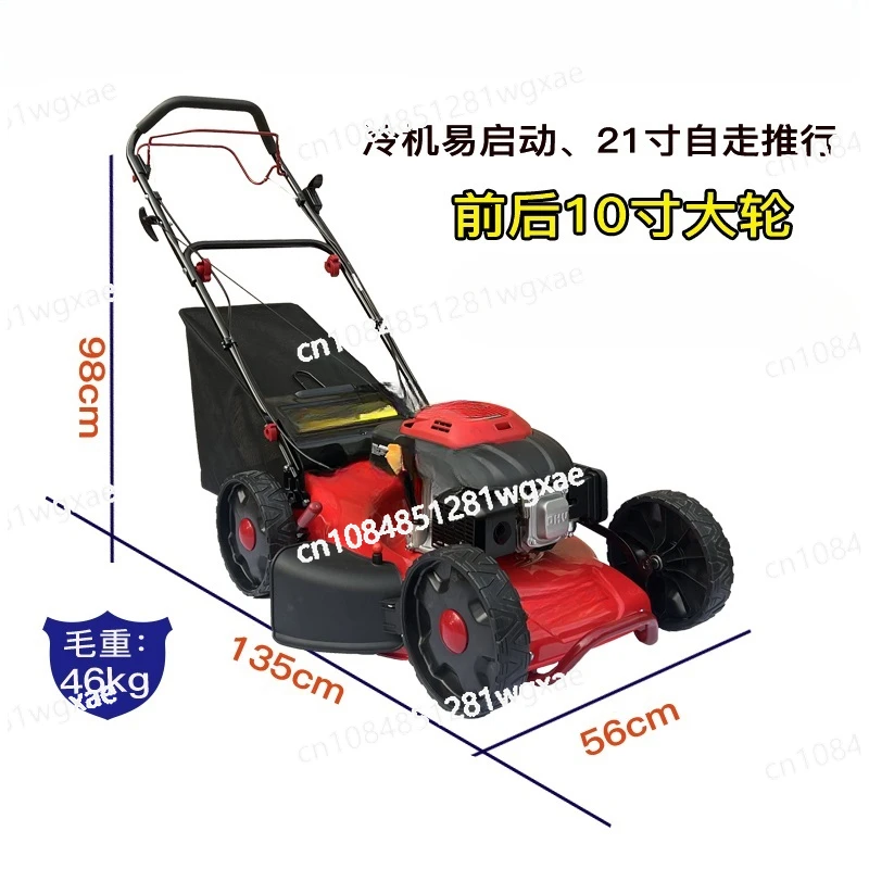 3.8kw-4.2kw Gasoline Powered Lawn Mower with Manual Push and Self Moving Lawn Mower