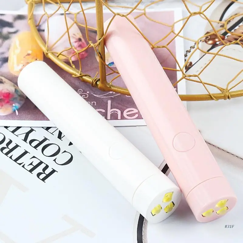 

Mini 6W Nail Lamp Dryer USB Portable Flashlight Pen Type LED Light Therapy Machine for Gel Nails UV Light Sterilizer