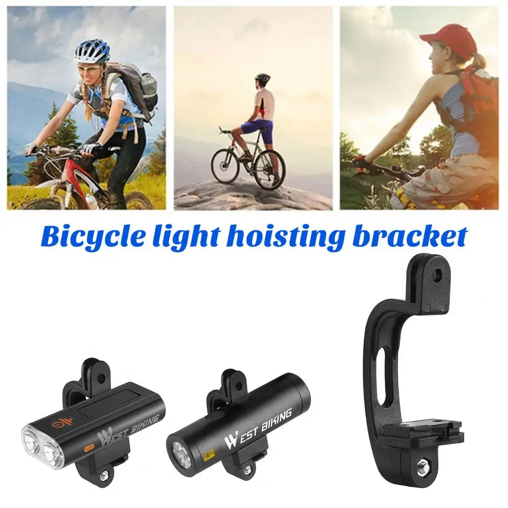 

Bicycle Light Bracket Bike Computer Mount Mountain Bike Headlight Holder Compact Size Simple Installation Corrosion for Light