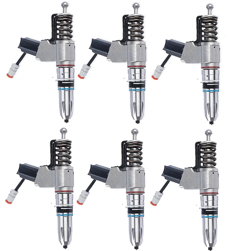 

6PCS Diesel Fuel Injector 3411761 3411761RX 3411761PX EX631761 For Cummins N14 14L Celect Plus Engine