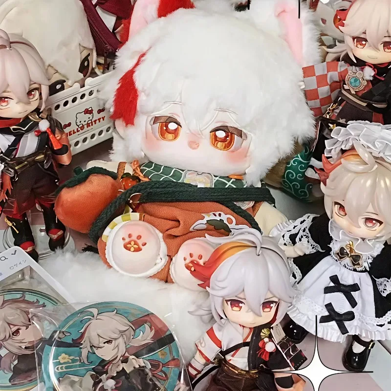 

Stuffed 20cm Game Genshin Impact Kaedehara Kazuha Plush Dress-up Cotton Doll Body Plushie Toys Cosplay Birthday Christmas Gift