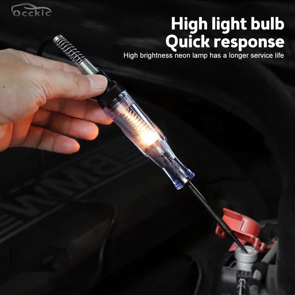 6V-24V Car Circuit Tester Voltage Probe Pen LED Light  Auto Vehicle Gauge Test Pen Automobile Maintenance Tools Line tester