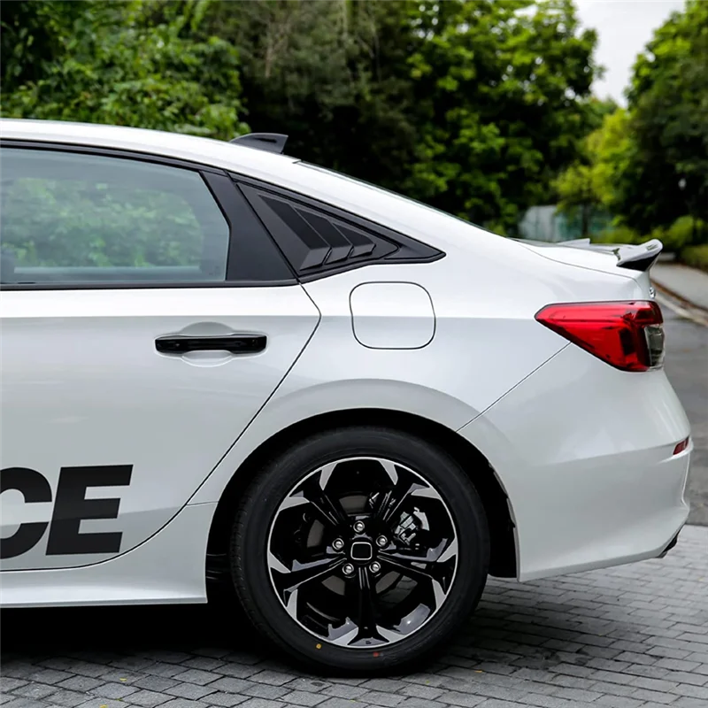 

High Quality Rear Side Window Louvers Triangular Window Glass Blinds For Honda Civic Sedan 11Th 2022 2023 - ABS