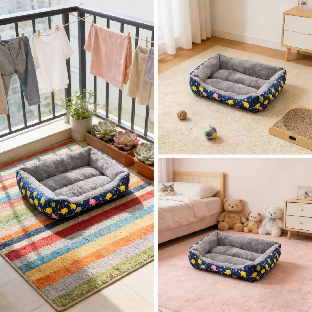 Cama sofá de felpa para perros pequeños, medianos, grandes y gatos - imagen 5