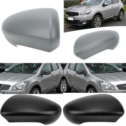 Cubierta de espejo retrovisor de puerta, tapa de cubierta de espejo retrovisor de automóvil, Compatible con Qashqai x-trail J10 2007-2014